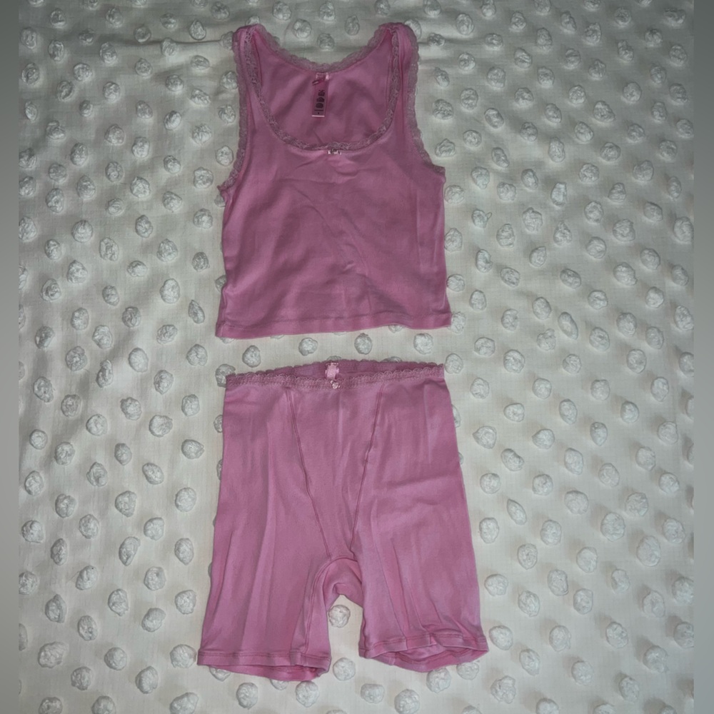 Skims Pajama set top and bottom